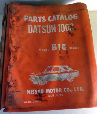 Genuine Factory Parts Catalog: Datsun 1000 B10 Series, C-053E, 1969-71 (4699) - image 1 of 4