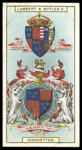 Lambert & Butler - 'Arms of Kings & Queens of England' (1906) - Henry VI - Picture 1 of 2