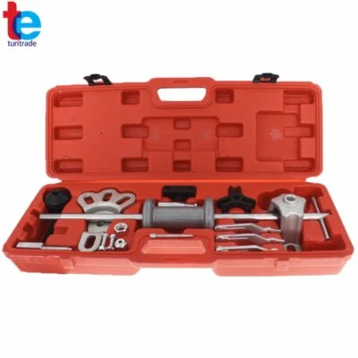 17Pcs Wrench Adapter Axle Bearing Hub Auto Set Slide Hammer Dent Puller Tool Kit - Image 1 of 4