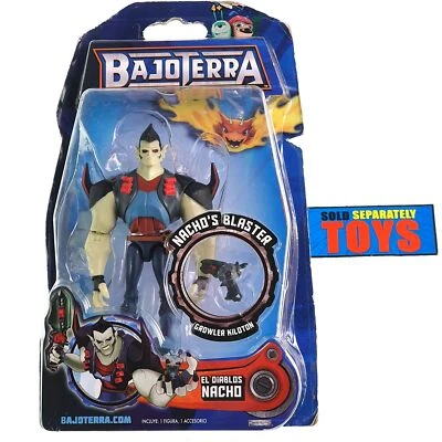 Figura de acción Slugterra EL DIABLOS NACHO BAJOTERRA variante de tarjeta sin usar, en caja nueva sellada Foto 1 de 3