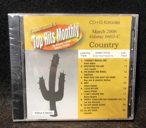 Top Hits Monthly CD+G Karaoke THM-C0603 Country März 2006 - Bild 1 von 2
