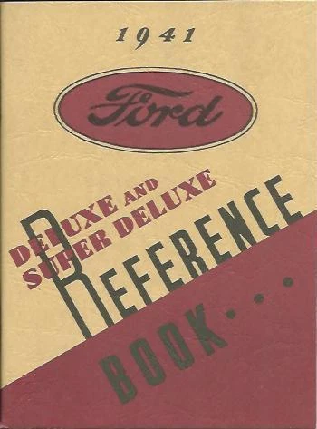 Ford Car Deluxe 1941 (V8-85 HP) manual del propietario Foto 1 de 1