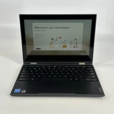 Lenovo 300e Chromebook 2da Generación 11 Negro HD 1.1 GHz Celeron 4GB 32GB eMMC Bueno Foto 1 de 4