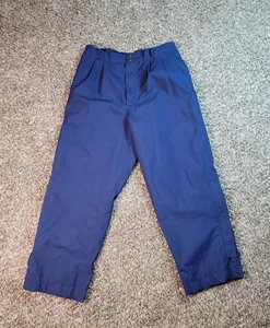 Pantalone Zero Restriction Uomo Large Blu Navy Gore-Tex Impermeabile Pioggia Golf USA - Foto 1 di 10