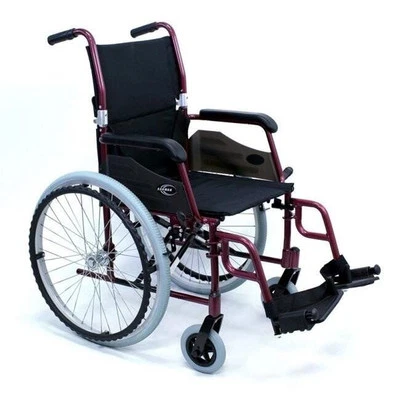 Karman LT-980-BD-E 18 pulgadas Silla de ruedas ultraligera con asiento de 24 libras con... Foto 1 de 4