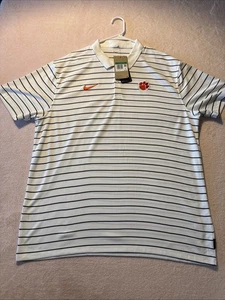 Neu mit Etikett Herren XL Nike Dri-Fit NCAA Clemson University Tigers genähtes Golf Polo - Bild 1 von 10