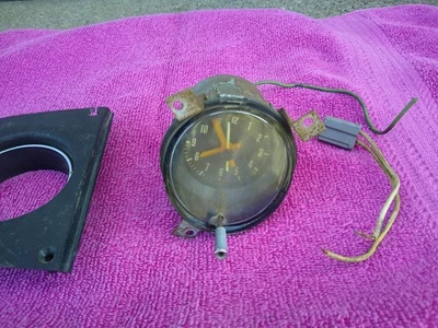1974-80 Dodge Power Wagon, Ramcharger OEM Original Dash Clock With Bezel  D250 - Image 1 of 4
