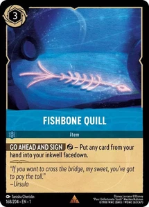 Fishbone Quill 168/204. Lorcana The First Chapter - Picture 1 of 1