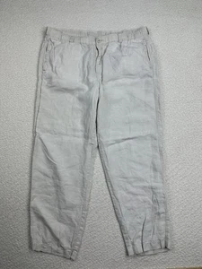Tommy Bahama Herren Leinen Hose Gr. XL Relax Beige Taschen Kordelzug Stretch - Bild 1 von 12