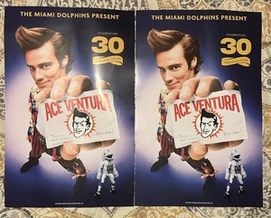 (2) ACE VENTURA PET DETECTIVE MOVIE POSTER 11x17 JIM CARREY Dolphins 30 Years - Picture 1 of 3