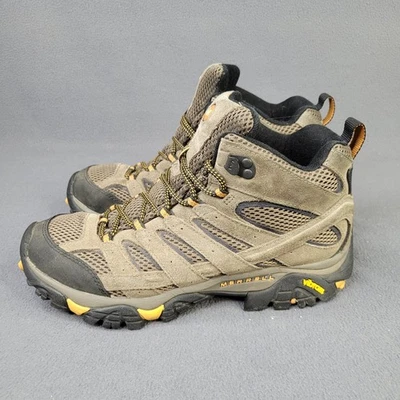 Merrell Moab 2 Mid Men's Waterproof Hiking Boot Walnut US 9 Vibram Outdoor - Image 1 of 4