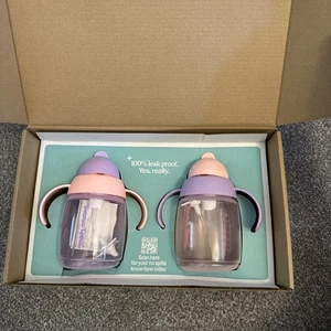 Tommee Tippee Trainer Taza de Paja, 240 ml, Fácil Transición Taza Niño Paquete de 2 - Imagen 1 de 6