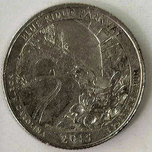 USA 2015 Quarter Dollar Commemorative coin - Blue Ridge Parkway, North Carolina - Picture 1 of 2