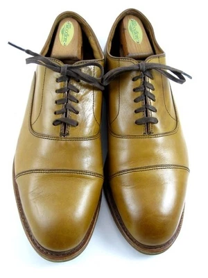 Allen Edmonds "PARK AVENUE" VERSE Cap-Toe Oxfords 9 EEE Walnut WORN ONCE(641N) - Image 1 of 4