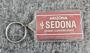 Vintage Arizona Keychain Plastic Sedona Grand Canyon State 1992 90s USA Made - Picture 1 of 4