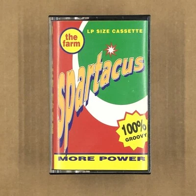 THE FARM Cassette Tape SPARTACUS 90s Rock Brit GROOVY TRAIN ALL TOGETHER NOW - Image 1 of 4