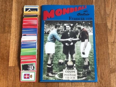 RIMET CUP FRANCE 1938 Empty Album + Complete Sticker set wc wm 98 no panini copy - Photo 1/4