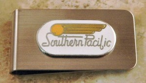 Southern Pacific Railroad Money Clip