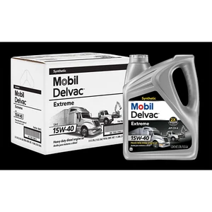 Mobil Delvac Extreme Heavy Duty Full Synthetic Diesel Engine Oil 15W-40, 1 Gal ( - Picture 1 of 9