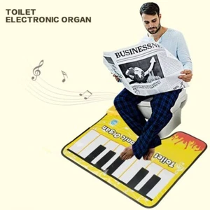 Toilet Electronic Organ Piano Mat Waterproof Bathroom Fun Toy Ideal Gift - Picture 1 of 8