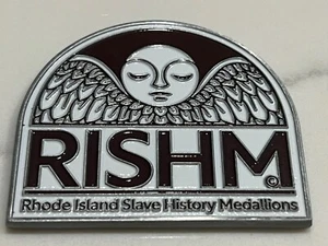 Moneda Desafío RI Esclavo Negro Historia Medallón Moneda Con Ángel Efigie Histórica - Imagen 1 de 9