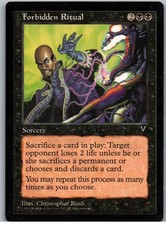 Forbidden Ritual | MtG Magic Visions | English | LP