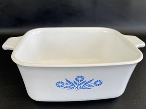 Vintage P-4-B Corning Ware 1 1/2 Qt blau Kornblume Auflauf Schale kein Deckel USA - Bild 1 von 12