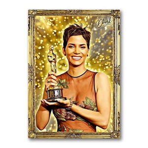 Halle Berry Gold Getter Sketch Card Limited 02/30 Dr. Dunk Signed
