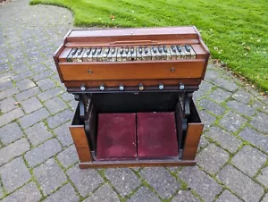 More details for portable folding harmonium/pump organ used