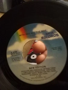 NEW EDITION-EARTH ANGEL/WITH YOU ALL THE WAY MCA 52905  Vinyl Record 45rpm  - Bild 1 von 4