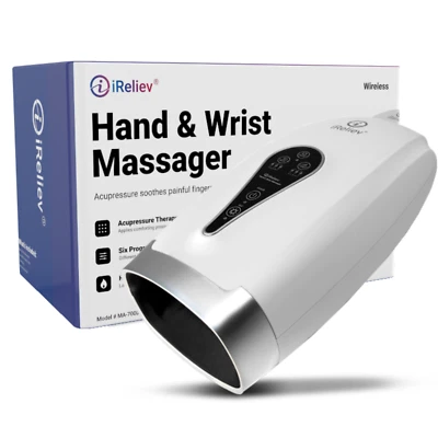Masajeador de manos iReliev de caja abierta muñeca con acupresión Foto 1 de 4