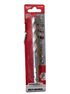 Milwaukee SHOCKWAVE Drill Bit Carbide Multi Material, 3/8 Inch x 6 Inc - Picture 1 of 2