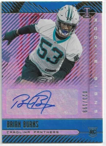 BRIAN BURNS 2019 PANINI ILLUSIONS GOLD AUTOGRAPH AUTO RC SP /199 PANTHERS - Picture 1 of 1