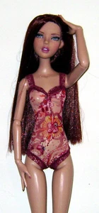Custom Ready 2 Wear Autumn Wine/Gold Teddy Lingerie Fit New 16" Deja Vu Penelope - Picture 1 of 3