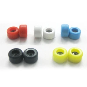 4Pcs/Set PU+Metal Urethane CNC Bearing Wheel For Wooden Fingerboard Wheels io - Picture 1 of 18
