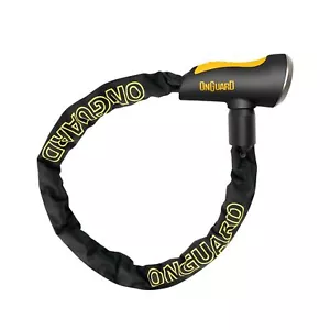 ONGUARD LOCK OG CHAIN 8120 KEY 4fx8mm BK - Picture 1 of 1
