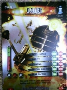 DR WHO DVC DALEK V CYBERMEN CARD DVC07 DALEK EXT ATTACK - Picture 1 of 1