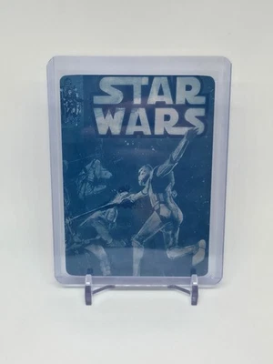 1/1 STAR WARS #98 2024 TOPPS STAR WARS OBRA MAESTRA CÓMIC Placa de Impresión Azul 1/1 Foto 1 de 2