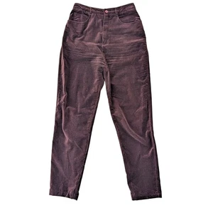 Talbots Samthose Größe 6 braun hoher Bund Vintage 100% Baumwolle - Bild 1 von 7