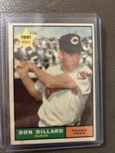 1961 Topps #172 Don Dillard Cleveland Indians - Bild 1 von 2