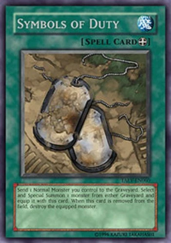 Symbols of Duty - TAEV-EN060 - Rare - Unlimited Edition Moderately Played Tactic - Image 1 of 1