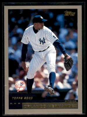 2000 Topps Orlando Hernandez #285 New York Yankees - Image 1 of 2