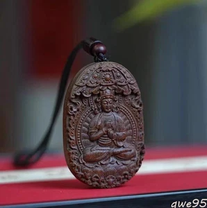 Taoist Supplies, Lightning Struck Jujube Wood, Da Ri Tathagata Pendant - Picture 1 of 1
