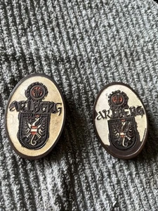 ARLBERG BRASS BADGES VINTAGE SNOWMOBILE RARE - Picture 1 of 3