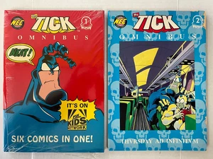 The Tick ~ Omnibus Volume 1 & 2 ~ New England Comics Press ~ USED ~ - Picture 1 of 9