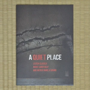 A Quiet Place Japan Movie Program 2018 Emily Blunt John Krasinski - Bild 1 von 5