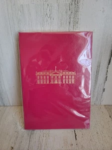 Großes NEUES weißes Haus Notizbuch rot Sammler Journal - Bild 1 von 8