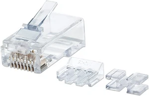 Intellinet 80er-Pack Cat6A RJ45-Modularstecker (UTP, 3-Punkt-Aderkontaktierung, - Afbeelding 1 van 3