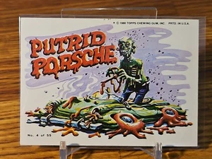 1980 Topps Weird Wheels - Putrid Porsche Card #4 - Bild 1 von 2