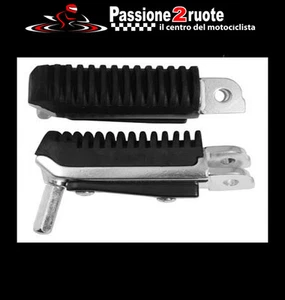 coppia pedane pedalini poggiapiedi pedalino poggiapiede footpegs moto suzuki - Foto 1 di 1
